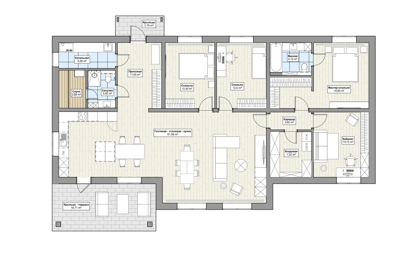 Bungalow Open-l160 — фото 4