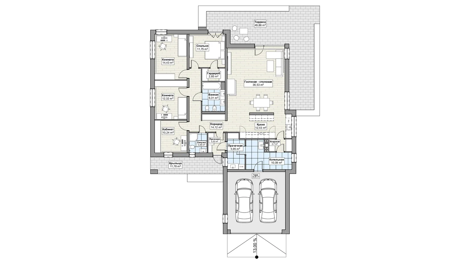 Планировка 1-й этаж